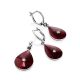 Silver Enamel Drop Earrings With Diamonds The Heritage, image , picture 4