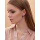 Round Silver Earrings With Enamel And Diamonds The Heritage, image , picture 3