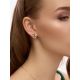 Fabulous Gold Plated Earrings With Crystals, image , picture 4