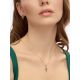 Gold Plated Pendant With Black And White Crystals, image , picture 4