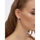 Silver Crystal Wing Earrings, image , picture 4