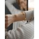 Beautiful Gold-Plated Silver Torque Bangle The ICONIC, image , picture 3