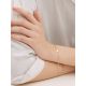 Golden Chain Bracelet With Tiny Stars, image , picture 4