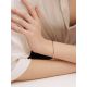 Crystal Encrusted Golden Bangle Bracelet, image , picture 4