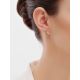 Amazing Crystal Encrusted Golden Earrings, image , picture 3