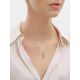 Golden Pendant With Bright Crystal Row, image , picture 4
