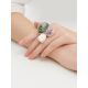 Voluptuous Silver Ring With Natural Stones Bella Terra, Ring Size: 9 / 19, image , picture 5