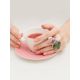 Voluptuous Silver Ring With Natural Stones Bella Terra, Ring Size: 9 / 19, image , picture 3