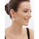 Bold Crystal Heart Dangle Earrings The Fame, image , picture 3