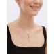 Crystal Teardrop Pendant In Gold Plated Silver The Fame, image , picture 4