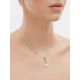 Crystal Cross Pendant In Gold Plated Silver The Fame, image , picture 4