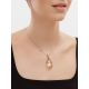 Bold Crystal Pendant In Gold Plated Silver The Fame, image , picture 3