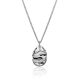 Boho Chic Silver Necklace The Liquid, image 