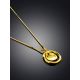 Amazing Gold Plated Silver Necklace The Liquid, image , picture 2