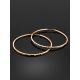 Stylish Golden Hoop Earrings, image , picture 2