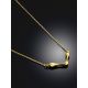 Designer Gilded Silver Necklace The Liquid, image , picture 2