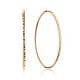 Chic Lightweight Golden Hoop Earrings, image 