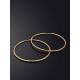 Chic Lightweight Golden Hoop Earrings, image , picture 2
