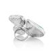 Boho Chic Silver Ring With Multicolor Stones Bella Terra, Ring Size: 9 / 19, image , picture 6