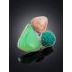 Boho Chic Silver Ring With Multicolor Stones Bella Terra, Ring Size: 9 / 19, image , picture 3