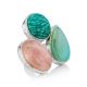 Chic Cocktail Ring With Multicolor Stones Bella Terra, Ring Size: 5.5 / 16, image 