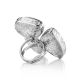 Amazing Silver Cocktail Ring With Multicolor Stones Bella Terra, Ring Size: 9 / 19, image , picture 5