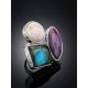 Voluptuous Cocktail Ring With Natural Stones Bella Terra, Ring Size: 6.5 / 17, image , picture 2