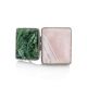 Geometric Silver Ring With Aragonite And Seraphinite Bella Terra, Ring Size: 8 / 18, image , picture 4