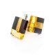 Wooden Cufflinks With Amber The Indonesia, image , picture 2