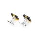Wooden Cufflinks With Amber The Indonesia, image , picture 3