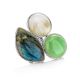 Statement Multi Stone Cocktail Ring The Bella Terra, Ring Size: 8.5 / 18.5, image 