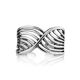 Chic Twisted Design Silver Ring The Liquid, Ring Size: Adjustable, image , picture 3