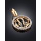 Stylish Golden Leo Sign Pendant, image , picture 2