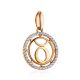 Golden Taurus Sign Pendant, image , picture 3