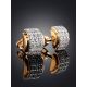Stylish Gold Crystal Stud Earrings, image , picture 2