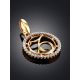 Golden Capricorn Sign Pendant, image , picture 2
