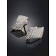 Elegant Gold Crystal Earrings, image , picture 2