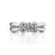 Chic White Gold Crystal Ring, Ring Size: 9 / 19, image , picture 3
