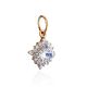 Glamorous Gold Crystal Pendant, image , picture 3