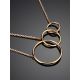 Trendy Geometric Golden Necklace, image , picture 2