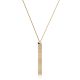 Chic Golden Necklace With Waterfall Chain Pendant, image 