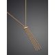 Chic Golden Necklace With Waterfall Chain Pendant, image , picture 2