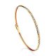 Trendy Golden Bangle Bracelet, image 