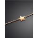 Golden Chain Bracelet With Tiny Stars, image , picture 2