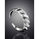 Twisted Design Silver Adjustable Ring The ICONIC, Ring Size: Adjustable, image , picture 2