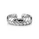 Textured Silver Band Ring The Liquid, Ring Size: Adjustable, image , picture 4