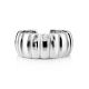 Rippled Silver Band Ring The ICONIC, Ring Size: Adjustable, image , picture 4