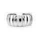 Rippled Silver Band Ring The ICONIC, Ring Size: Adjustable, image , picture 4