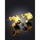 Chunky Gold Plated Silver Hoop Earrings The Liquid, image , picture 2