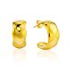 Chunky Gold Plated Silver Stud Earrings The ICONIC, image 